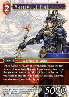 20-004C Warrior of Light (Foil)