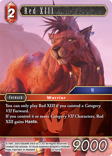 20-021R Red XIII (Foil)