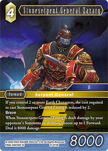 21-073R Stoneserpent General Zazarg (Foil)