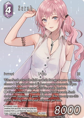 26-092H Serah Full Art Foil