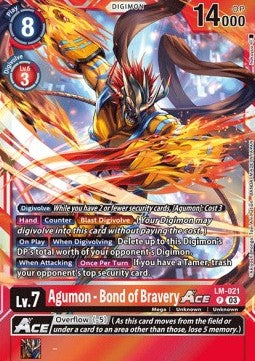 LM-021 Agumon - Bond of Bravery ACE