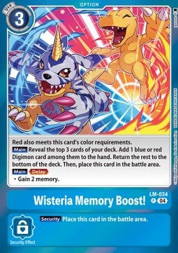 LM-034 Wisteria Memory Boost