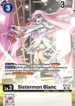 ST12-12 Sistermon Blanc Alternative Art