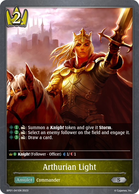 BP01-041EN Arthurian Light