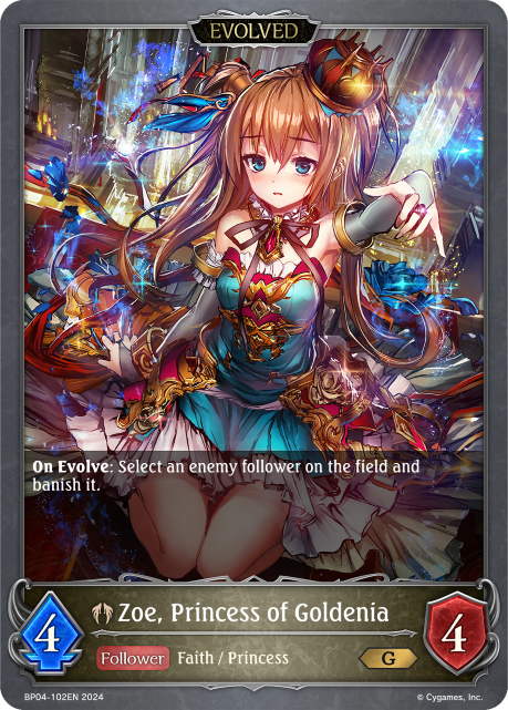 BP04-102EN Zoe, Princess of Goldenia