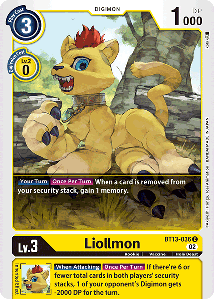 BT13-036 Liollmon