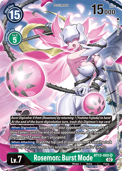 BT13-060 Rosemon: Burst Mode Alternative Art