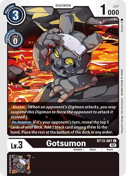 BT13-061 Gotsumon