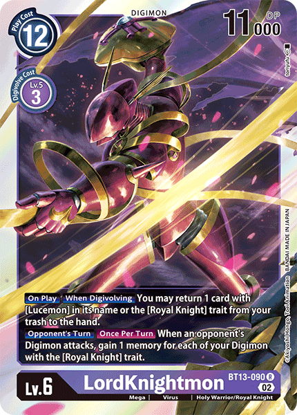 BT13-090 LordKnightmon