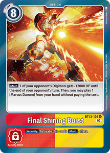 BT13-104 Final Shining Burst
