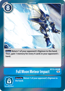 BT13-105 Full Moon Meteor Impact