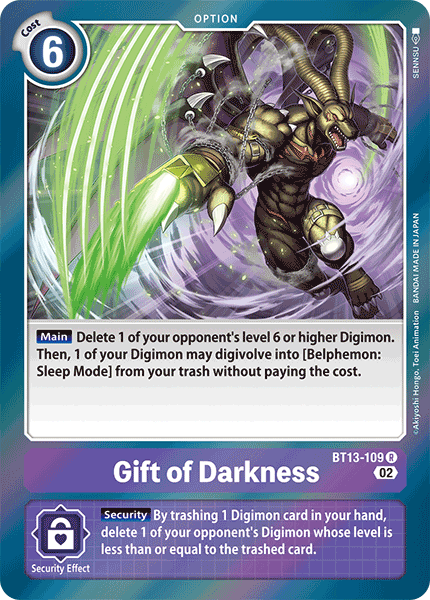 BT13-109 Gift of Darkness