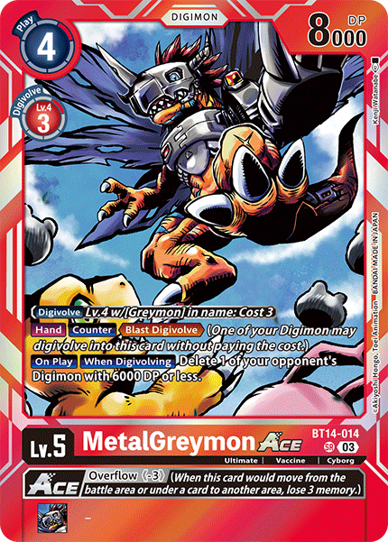BT14-014 MetalGreymon ACE