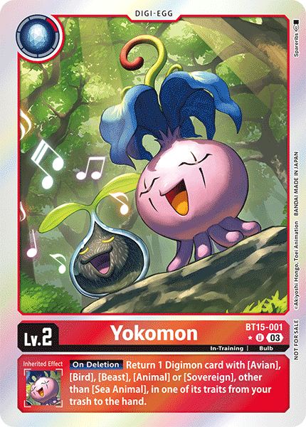 BT15-001 Yokomon (Foil)