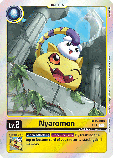 BT15-003 Nyaromon (Foil)