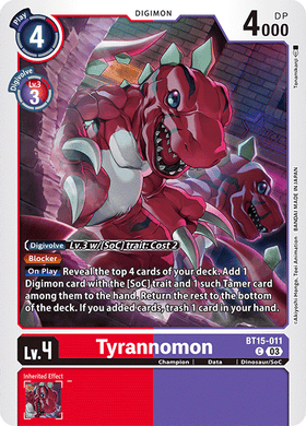 BT15-011 Tyrannomon
