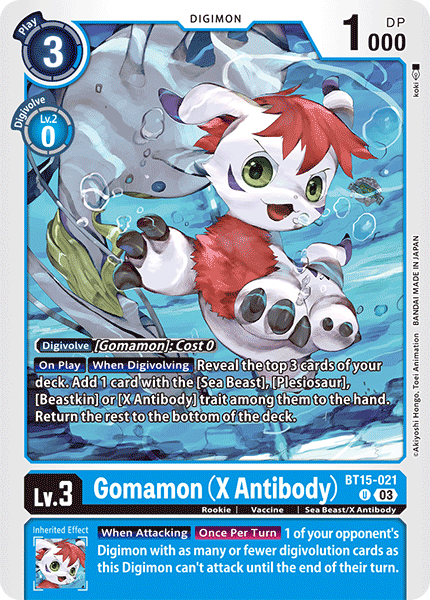 BT15-021 Gomamon (X Antibody)