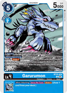 BT15-024 Garurumon