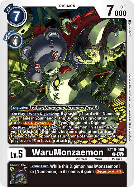 BT15-065 WaruMonzaemon