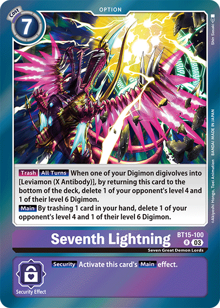 BT15-100 Seventh Lightning