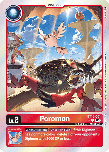 BT16-001 Poromon (Foil)