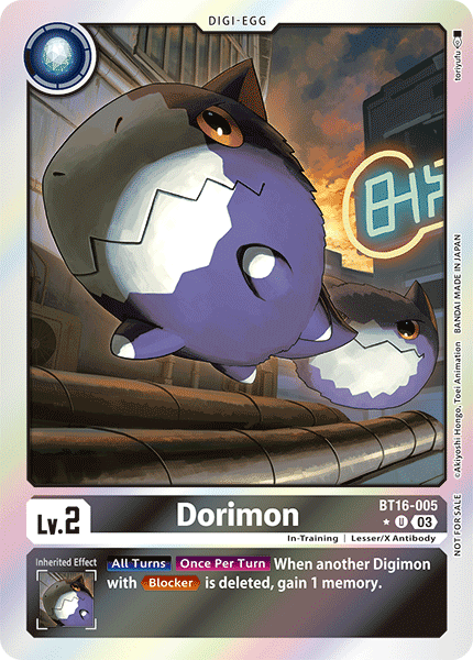 BT16-005 Dorimon (Foil)
