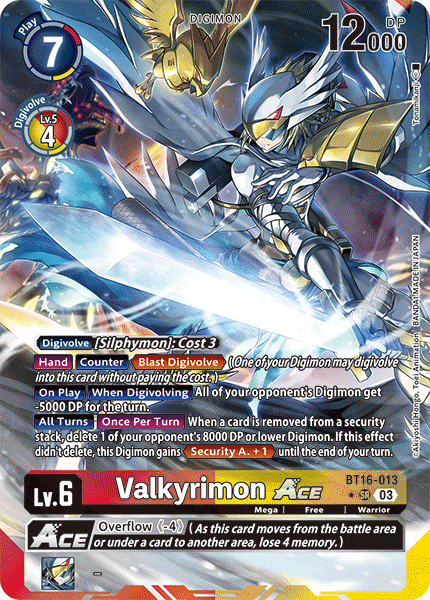 BT16-013 Valkyrimon ACE Alternative Art