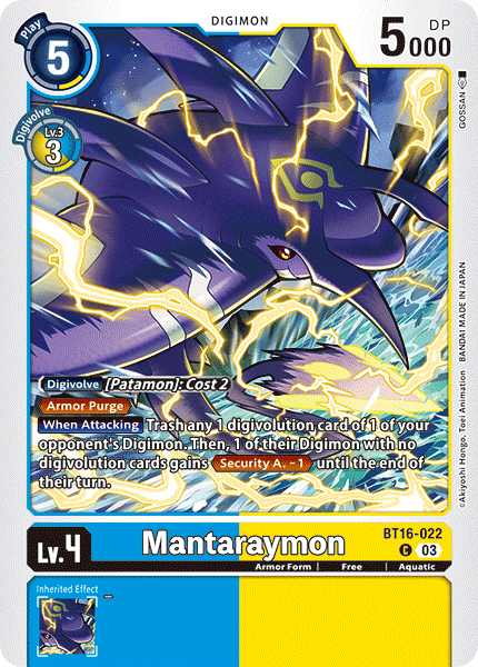 BT16-022 Mantaraymon