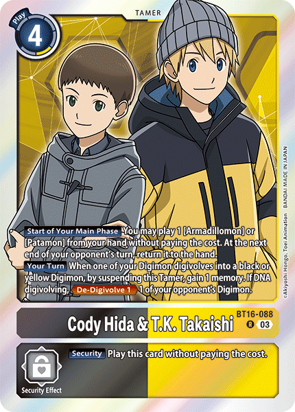 BT16-088 Cody Hida & T.K. Takaishi