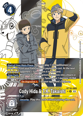 BT16-088 Cody Hida & T.K. Takaishi Alternative Art