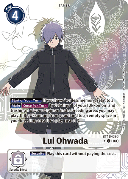 BT16-090 Lui Ohwada Alternative Art