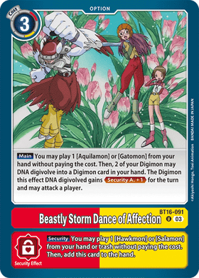 BT16-091 Beastly Storm Dance of Affection