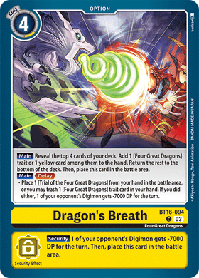 BT16-094 Dragon's Breath
