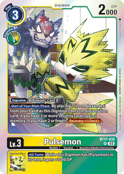 BT17-030 Pulsemon