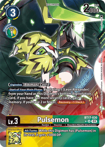 BT17-030 Pulsemon Alternative Art