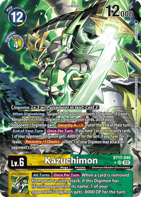 BT17-040 Kazuchimon Alternative Art