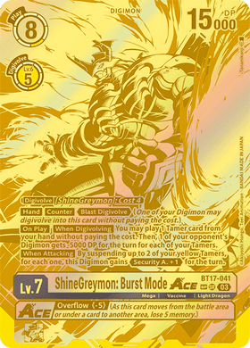 BT17-041 ShineGreymon: Burst Mode ACE Alternative Art