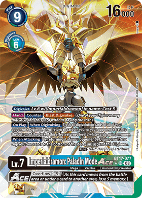 BT17-077 Imperialdramon: Paladin Mode ACE Alternative Art