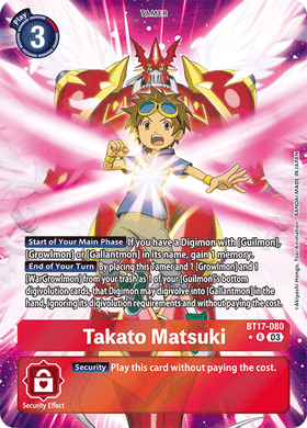 BT17-080 Takato Matsuki Alternative Art