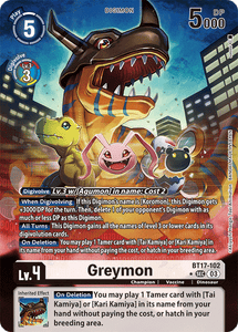 BT17-102 Greymon Alternative Art