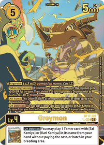 BT17-102 Greymon Alternative Art