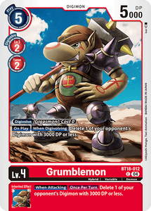 BT18-012 Grumblemon