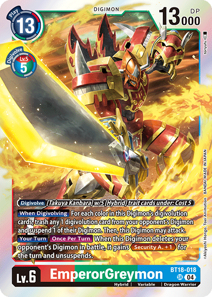 BT18-018 EmperorGreymon