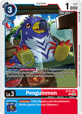 BT18-021 Penguinmon