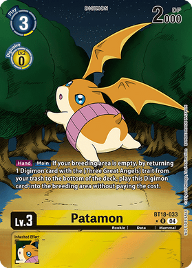 BT18-033 Patamon Alternative Art