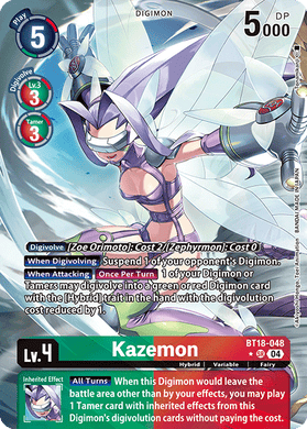 BT18-048 Kazemon Alternative Art