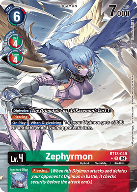 BT18-049 Zephyrmon Alternative Art