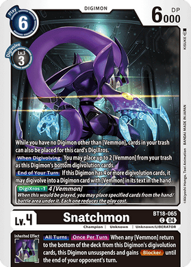 BT18-065 Snatchmon