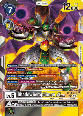 BT18-071 ShadowSeraphimon ACE