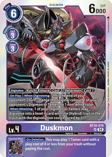 BT18-078 Duskmon